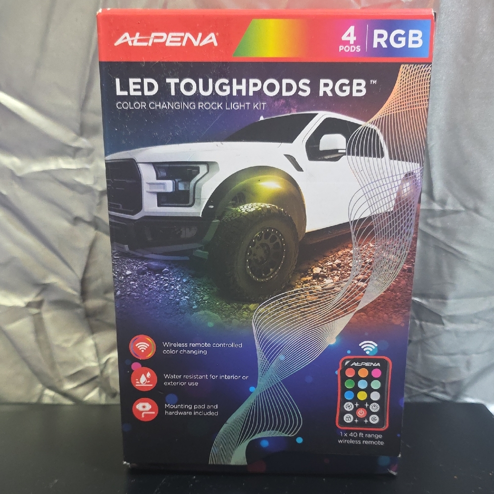 Alpena LED Toughpods RGB Color Changing Rock Light Kit